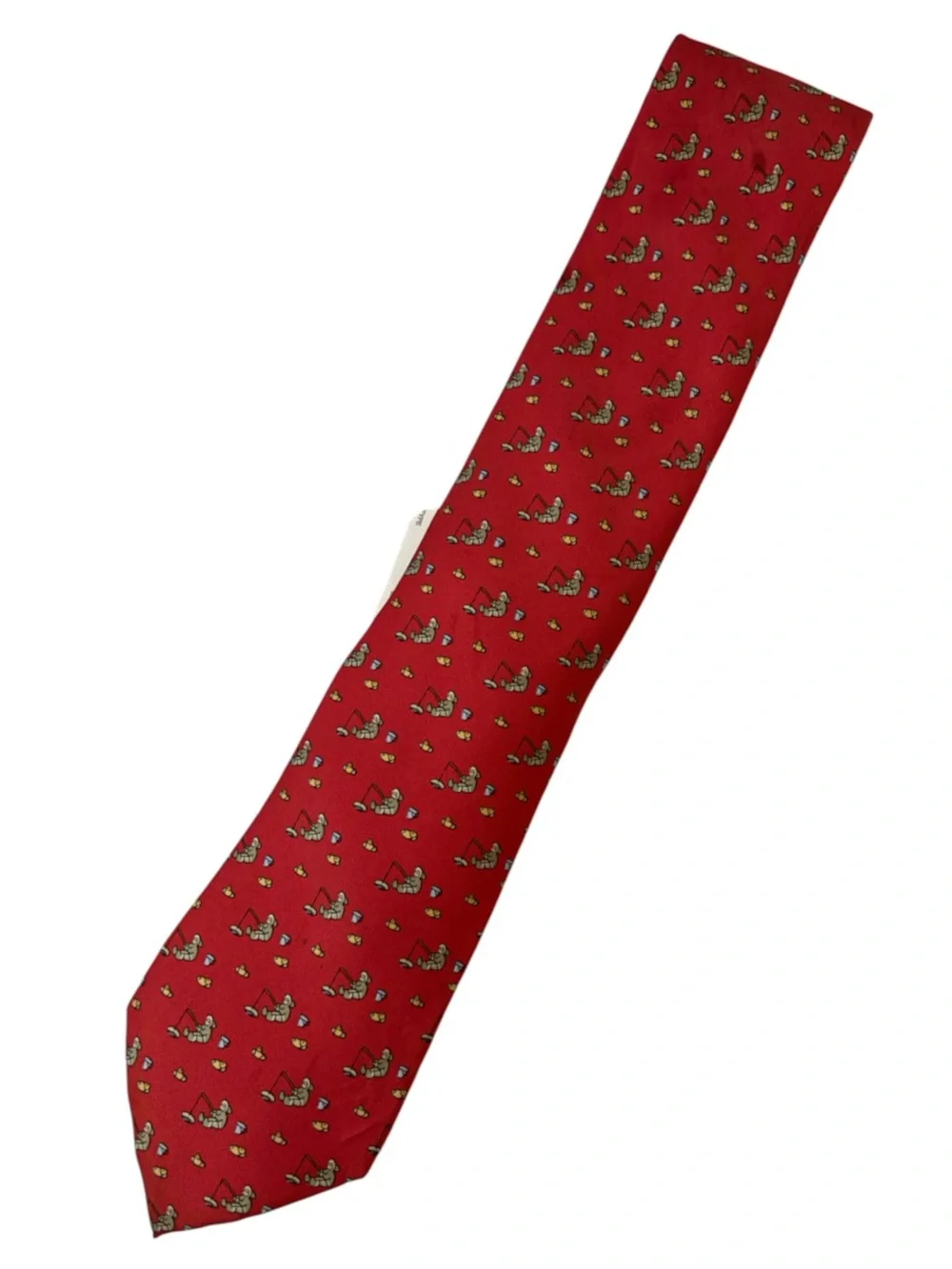 HERMÈS silk tie